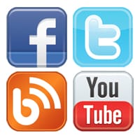 Social Media Icons - CarrHomes Custom Build