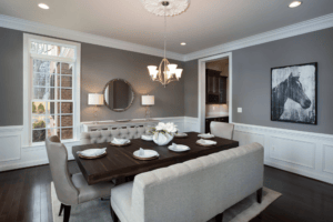 custom build homes interiors at Augusta Model