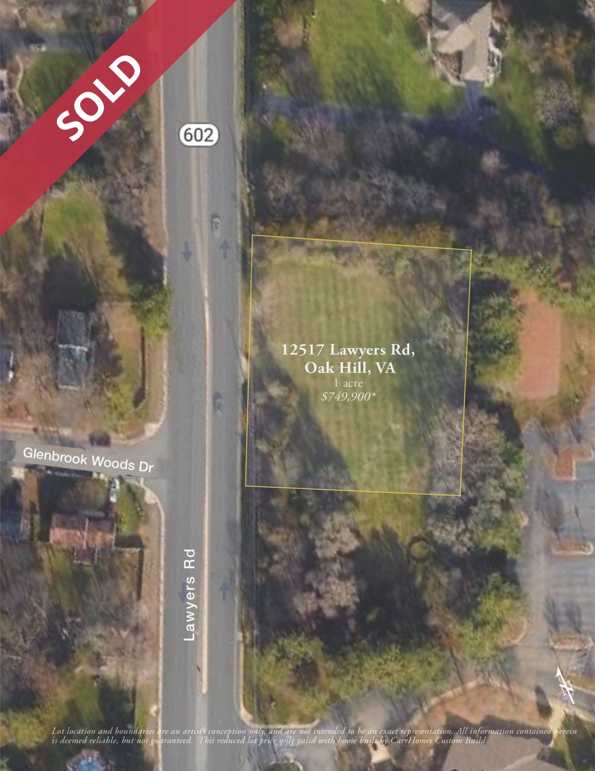 Custom homesite -SOLD